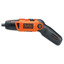 Black and Decker electric screwdriver product photo